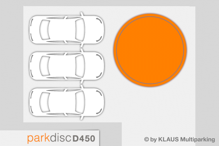 animación esquema gráfico parkdisc d450