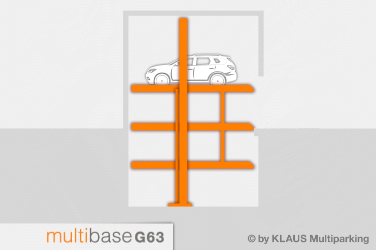 animación esquema gráfico sistema de aparcamiento multibase g63