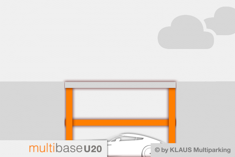animación esquema gráfico sistema de aparcamiento multibase u20